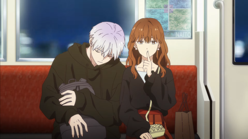 theiceguyandhiscoolfemalecolleague_pv2screenshot Ice guy and cool female colleague romantic comedy anime